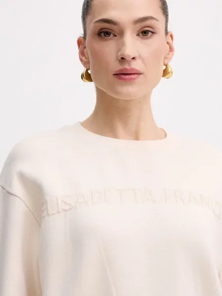 Elisabetta Franchi Pulóver bézs