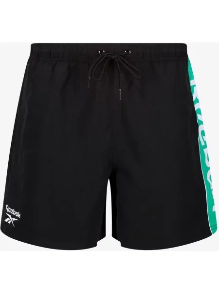 Kąpielówki Reebok Reuben czysta czerń niebieskie S czarne