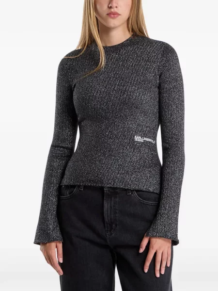 Tricou Karl Lagerfeld Jeans negru