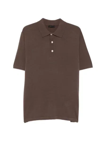 Scurt tricou polo Outfit maro