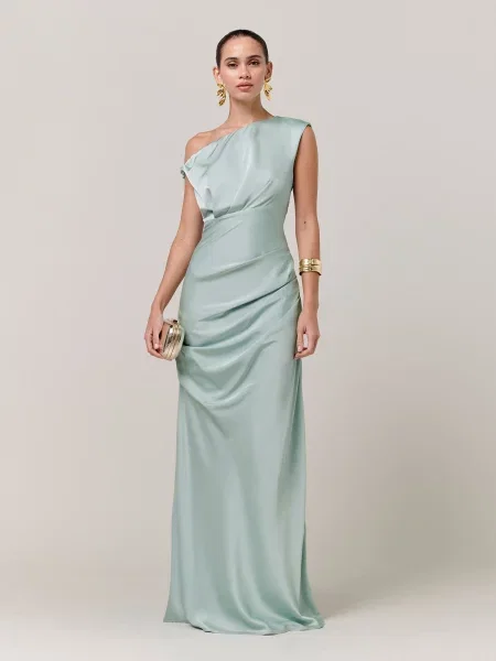 Sável Rochie de seară Justina pastel verde