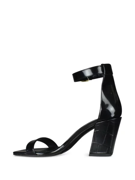 Sandale Burberry cu bretele negru