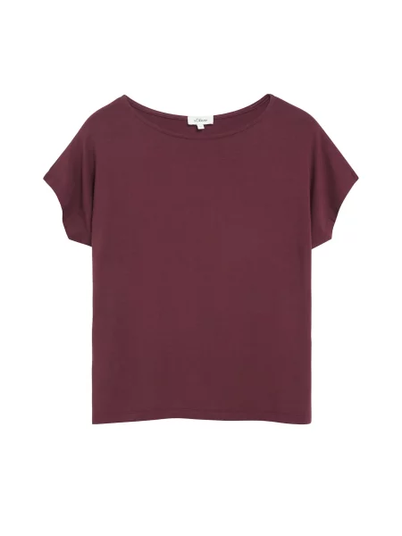 S.Oliver Tricou burgundy roșu