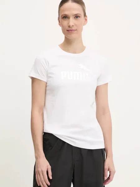 Puma tricou din alb