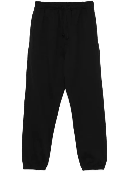 Pantaloni Y-3 din material terry negru