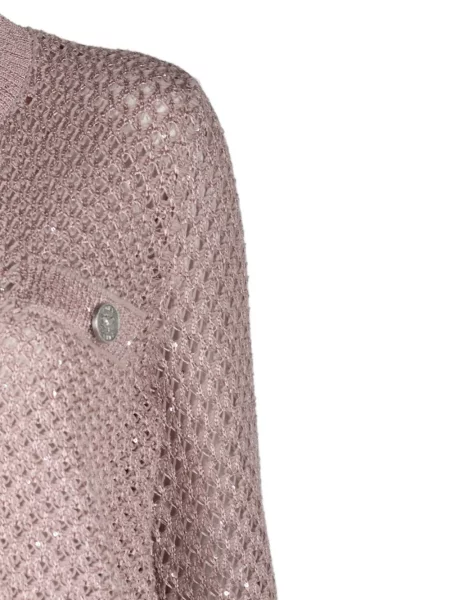 Cardigan L'agence cu paiete roz