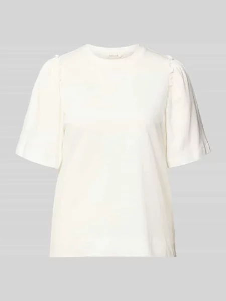 Krój regular fit t-shirt z czystej bawełny model PENELOPE' Selected Femme biała