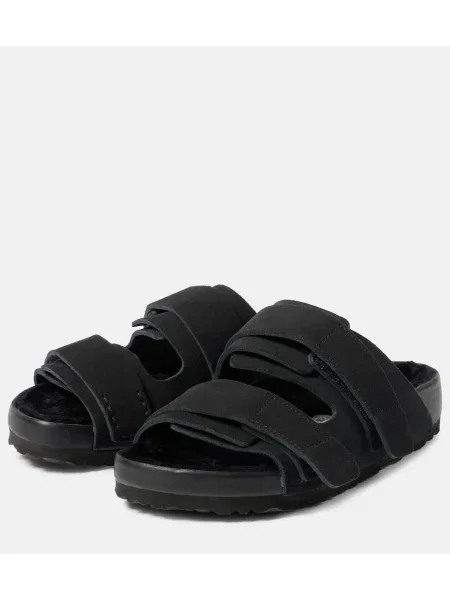 Sandale Birkenstock 1774 din piele de căprioară gri