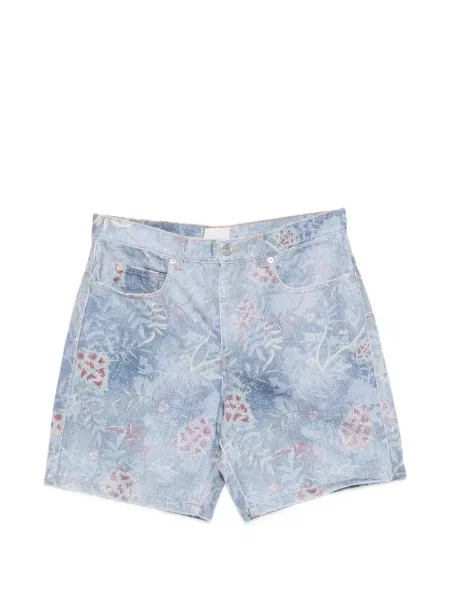 Pantaloni scurți Marant cu model floral cu imagine albastru