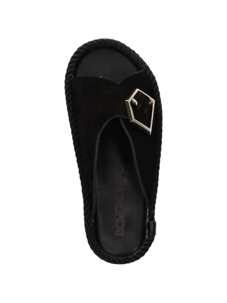 Espadrile Bohonomad cu cataramă negru