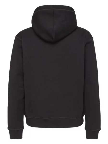 Hanorac cu glugă Dsquared2 cu imagine negru
