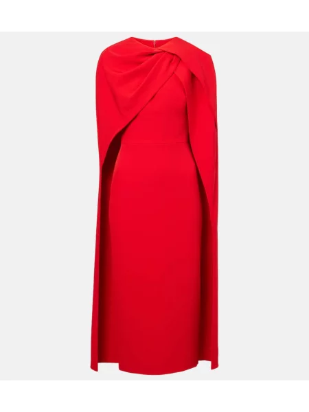 Rochie midi Safiyaa până la genunchi de costum roșu