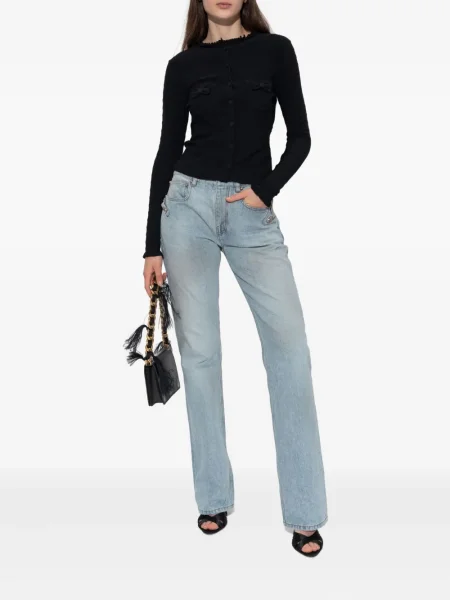 Cardigan Balenciaga cu funde negru