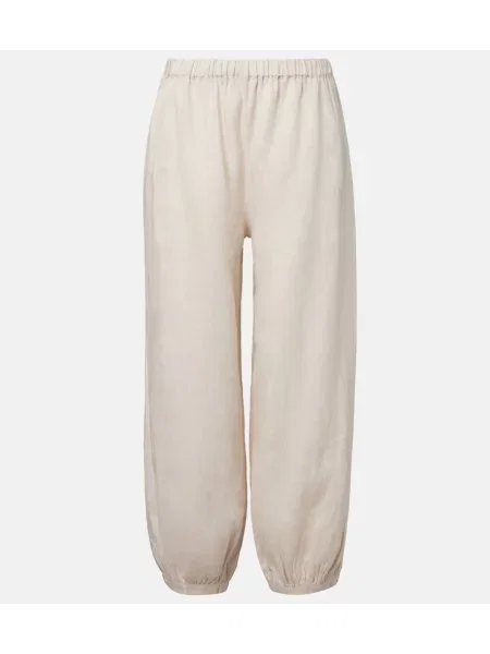 Pantaloni Velvet de in alb