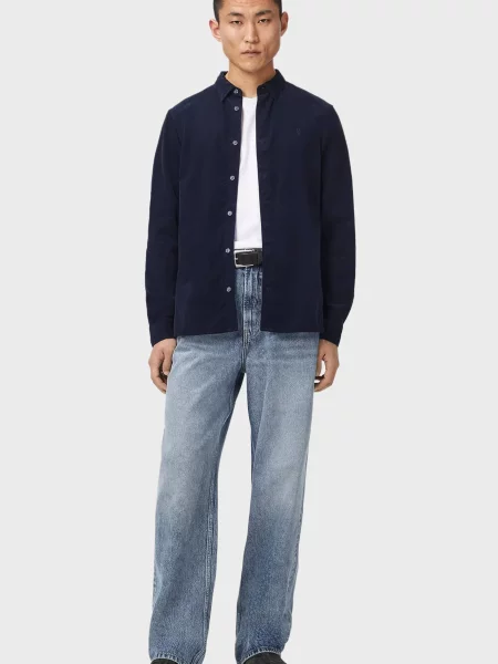 Сорочка Allsaints синя