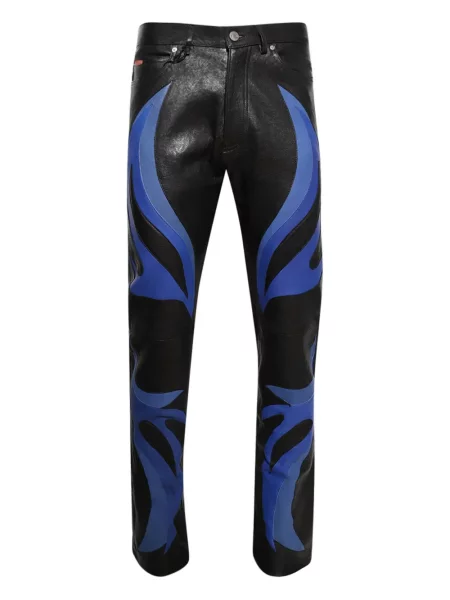 Kožne hlače Martine Rose crna