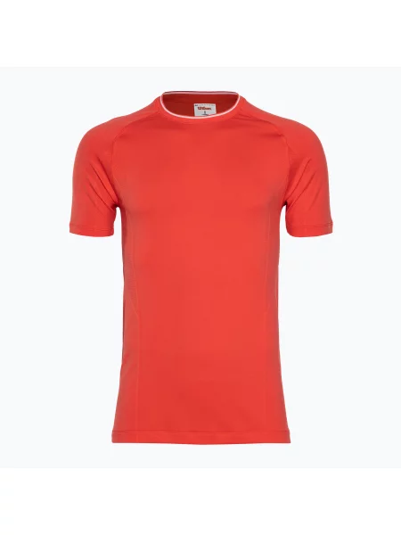 Tričko Wilson Team Seamless Crew infrared červené