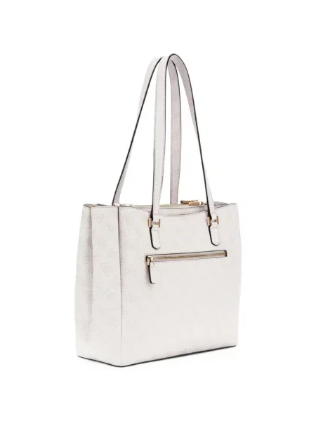 Geantă shopper Guess cu imagine alb