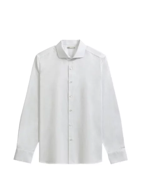 Cămașă O.n.s cu model herringbone alb