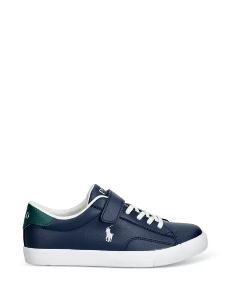 Sneakersy dziecięce Polo Ralph Lauren niebieskie
