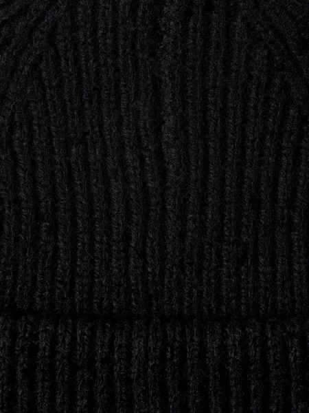 Căciulă Selected tricotate negru