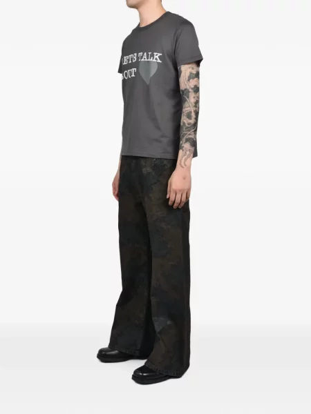 Tricou Cedarwood cu imagine gri