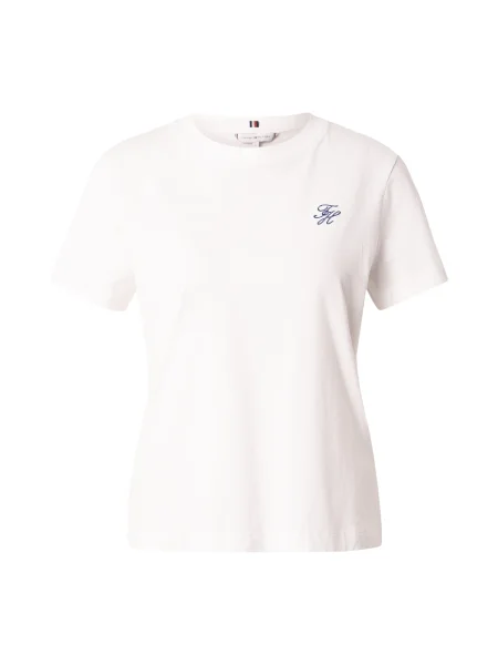 TOMMY HILFIGER Tricou albastru alb