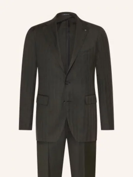 Tagliatore Oblek Extra Slim Fit tmavě zelená