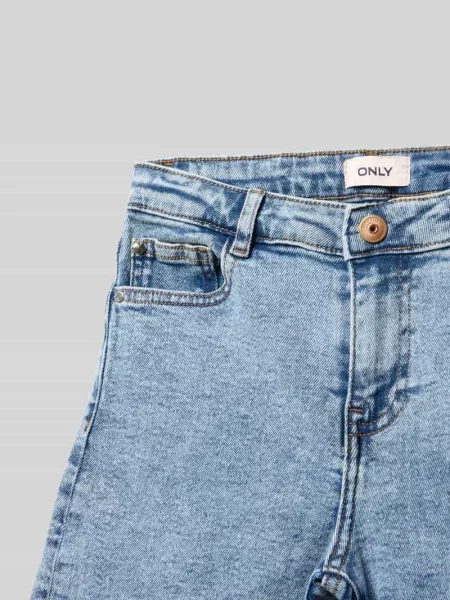 Szorty jeansowe o kroju regular fit z mieszanki bawełny model ‘PHINE’ Only niebieskie