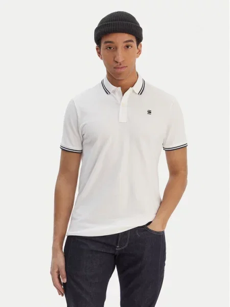 G-Star Raw Polo majica Dunda bela