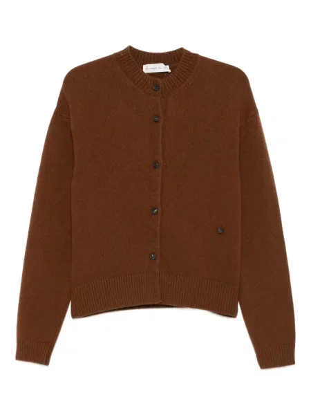 Cardigan Phisique Du Role de lână maro