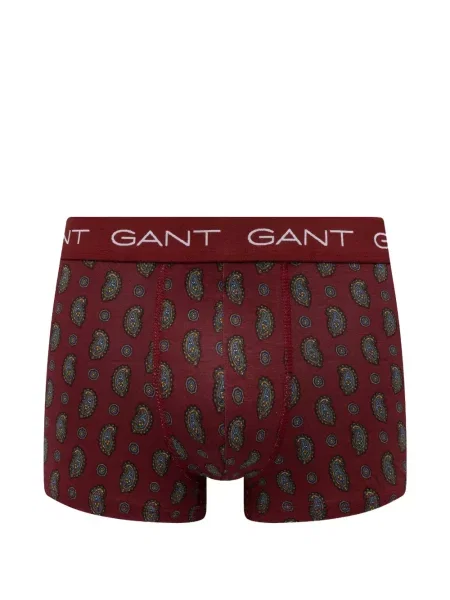 Boxeri Gant cu imagine cu model paisley roșu