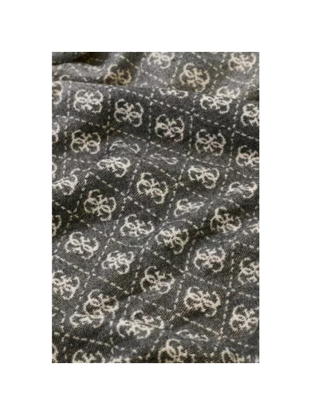 GUESS Fular bej / negru amestecat gri