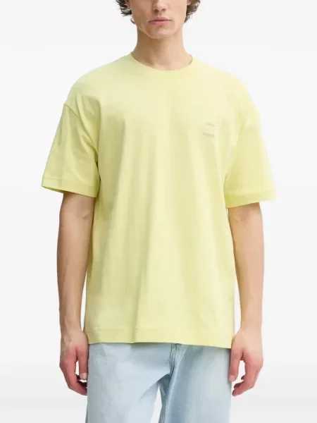 Tricou Samsøe Samsøe cu imagine galben