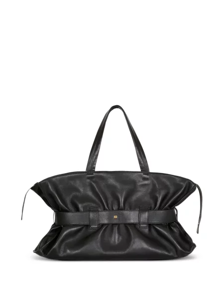 Geantă Balmain cu cataramă negru