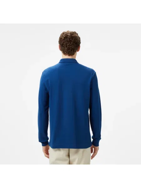 Поло Lacoste синее