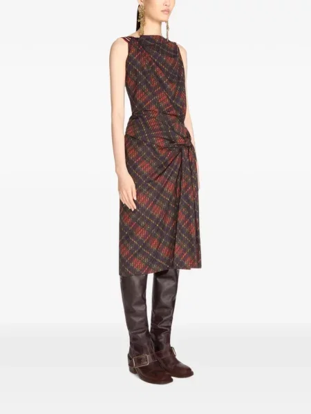 Rochie Dries Van Noten drapată negru