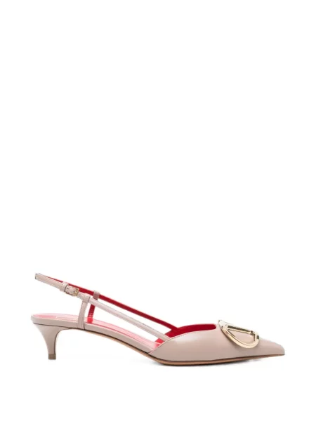 Pantofi cu toc Valentino Garavani slingback roz