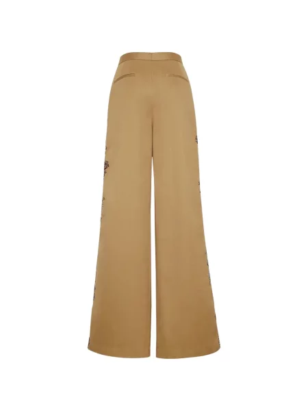 Pantaloni Adam Lippes maro