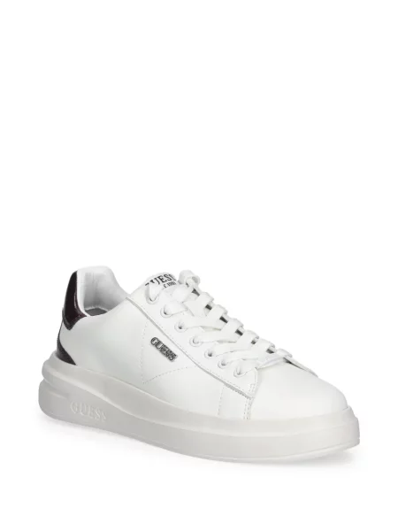Fűzős csipkés sneaker Guess fehér