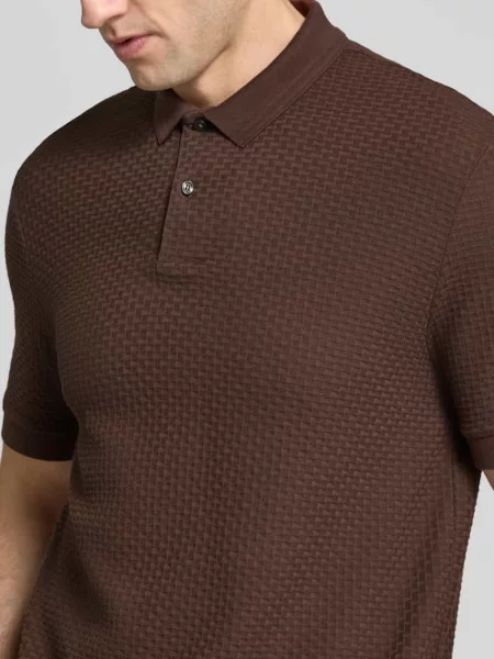 Koszulka polo o kroju regular fit z czystej bawełny model Parlay' Boss