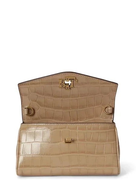 Кожаная сумка через плечо Lauren Ralph Lauren