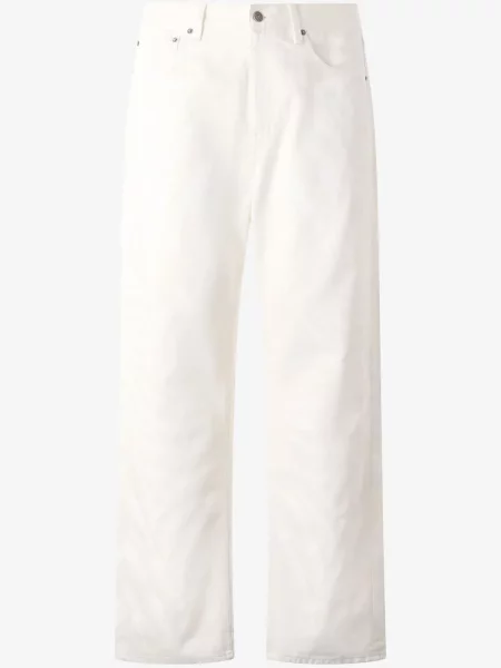 Džíny Roberto Cavalli s potiskem se zebřím vzorem bílé