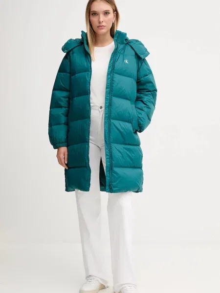 Calvin Klein Jeans geacă de puf verde