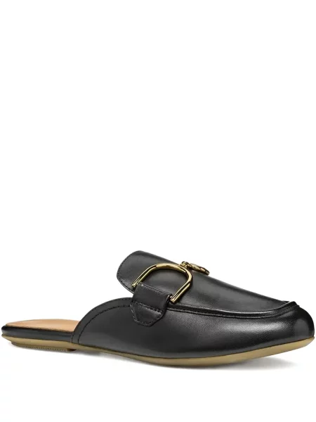 Pantofi cu toc Geox din piele fără toc negru
