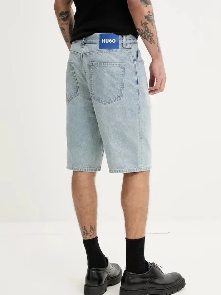 Džínové šortky Hugo Blue modrá
