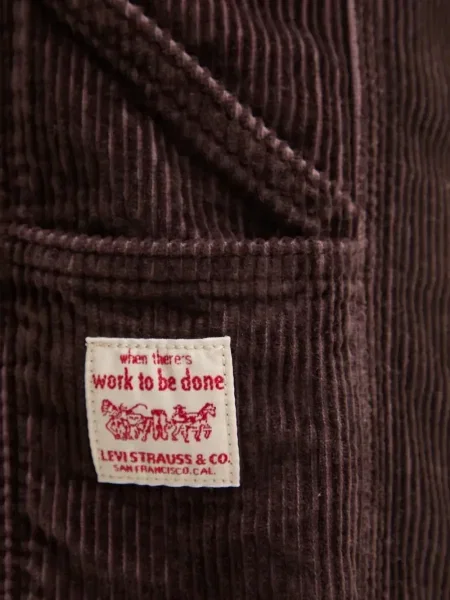 Blugi Levi's® de catifea cord cu șireturi cu platformă negru