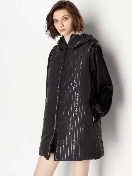 Armani Exchange Жилет з утеплювачем чорний