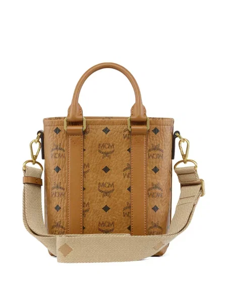 Shopper táska Mcm nyomtatás barna