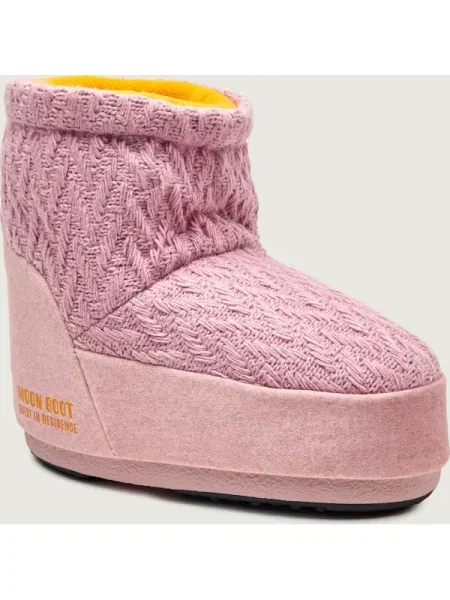 Moon Boot Bocanci ICON LOW NOLACE KNIT | Moon Boot x Guest in Residence roz